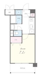 サントゥールくいな橋の物件間取画像